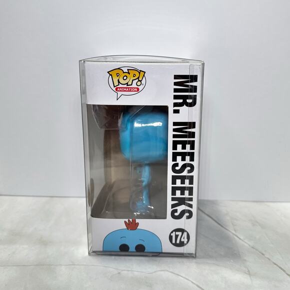 Funko Pop! Animaton Rick and Morty Mr. Meeseeks Chase Edition #174 Vaulted New - Picture 4 of 7